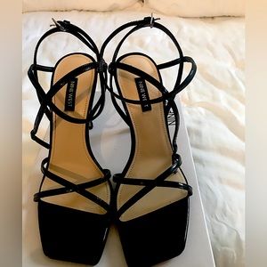 Nine West strappy 4 inch heels